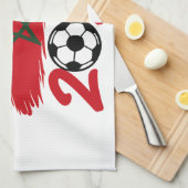 Morocco 2026 Soccer Fan Football Supporter Pride  Theedoek (Quarter Fold)