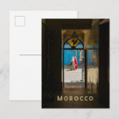 Morocco authentic Medina street photo Briefkaart (Voorkant / Achterkant)