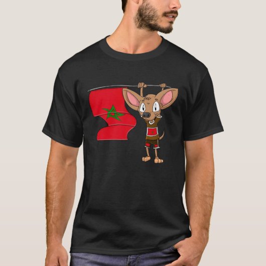 Morocco Chihuahua T-shirt (Voorkant)