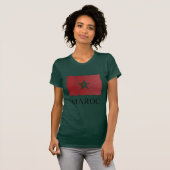 Morocco flag t-shirt (Voorkant volledig)