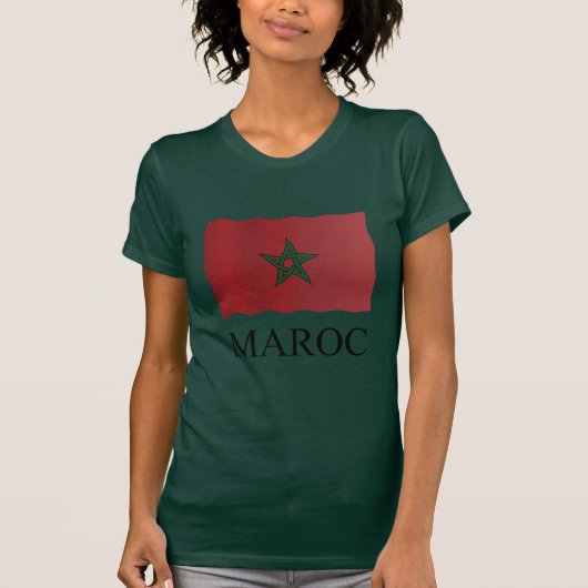 Morocco flag t-shirt (Voorkant)