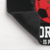 Morocco Football Jersey 2022 Flag Funny Soccer Lov Muismat (Hoek)