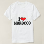 Morocco I Love Morocco T-shirt (Design voorkant)
