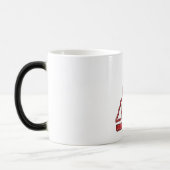 Morocco Map Neon Unstoppable Ceramic Coffee Mug Magische Mok (Links)