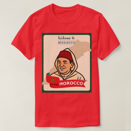 Morocco National Football Team (Atlas Lions) 2025 T-shirt (Design voorkant)