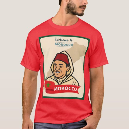 Morocco National Football Team (Atlas Lions) 2025 T-shirt (Voorkant)