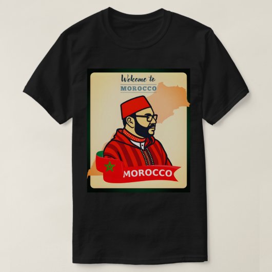 Morocco National Football Team (Atlas Lions) 2025 T-shirt (Design voorkant)