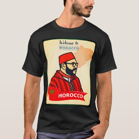 Morocco National Football Team (Atlas Lions) 2025 T-shirt (Voorkant)