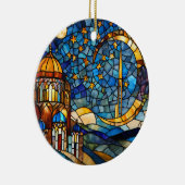 Morocco Night Sky Custom  Keramisch Ornament (Rechts)