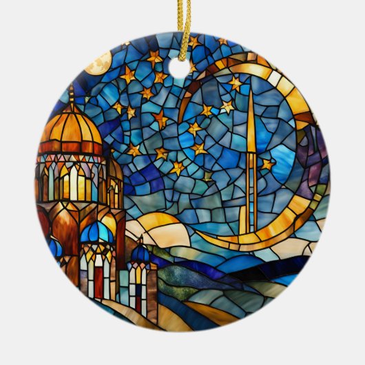 Morocco Night Sky Custom  Keramisch Ornament (Voorkant)