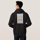 Morocco Pride ECG Stars Design Hoodie (Achterkant volledig)