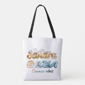 Morocco Sahara & Sea Summer Vibes Design Tote Bag (Achterkant)