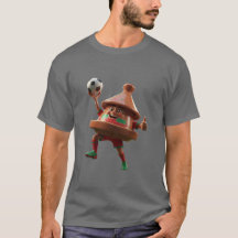 Morocco Tagine Soccer Mascot T-Shirt - Group C