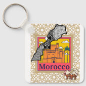 Morocco: The Kasbah and History Sleutelhanger (Voorkant)
