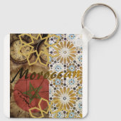 Morocco: The Kasbah and History Sleutelhanger (Achterkant)