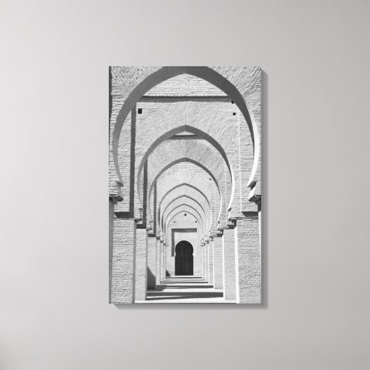 MOROCCO, Tizi, N, Test Pass Road, TIN MAL: Canvas Afdruk (Voorkant)