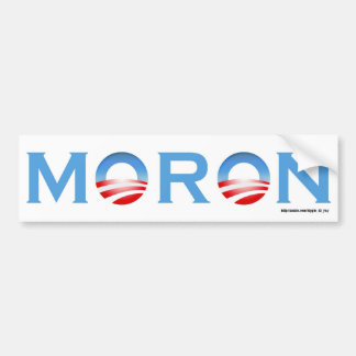 Moron Bumpersticker