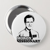 MORON MISSIONARY ROMNEY.png Ronde Button 4,0 Cm (Voorkant /achterkant)