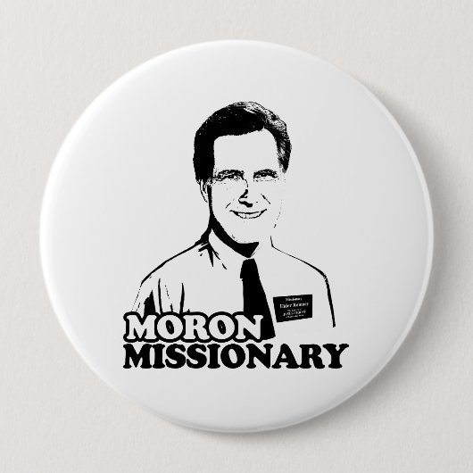 MORON MISSIONARY ROMNEY RONDE BUTTON 4,0 CM (Voorkant)