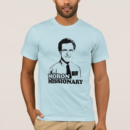 MORON MISSIONARY ROMNEY T-SHIRT (Voorkant)