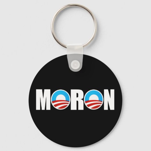 Moron Obama, anti-Obama Sleutelhanger (Voorkant)