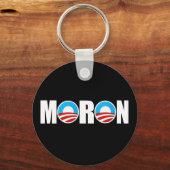 Moron Obama, anti-Obama Sleutelhanger (Voorkant)