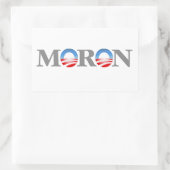 Moron Rechthoekige Sticker (Tas)
