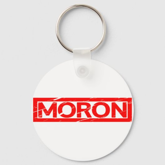 Moron Stamp Sleutelhanger (Voorkant)