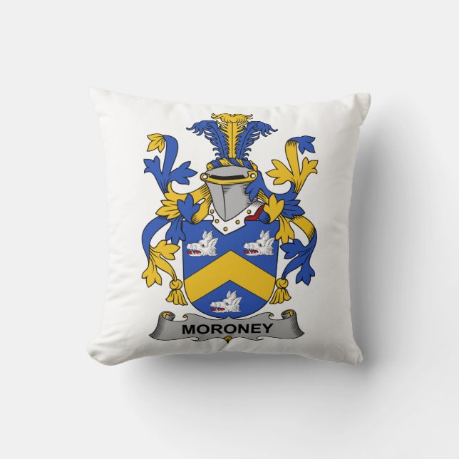 Moroney familiewapen kussen (Voorkant)