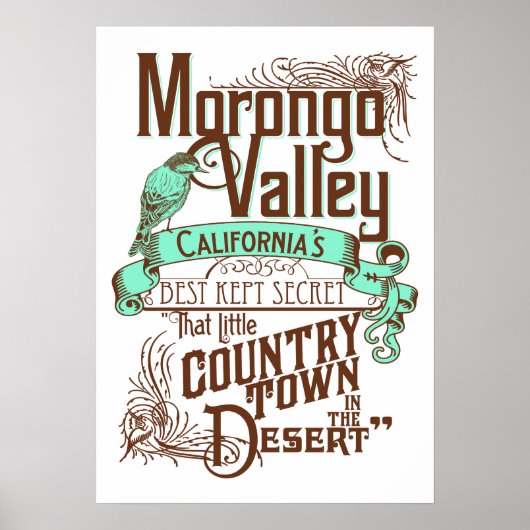 Morongo Valley California's Best Kept Secret Poster (Voorkant)