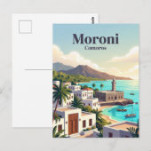 Moroni Comoren Briefkaart (Voorkant / Achterkant)
