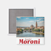 Moroni Comoren Eiland Reis Souvenir 🌴 Magneet (Voorkant / Achterkant)
