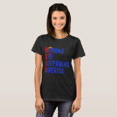 Morons Are Governing America Funny Trump 2024  T-shirt (Voorkant volledig)