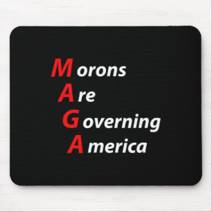 Morons regeren Amerika anti-trump politicus Muismat