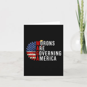 Morons regeren Amerika Grappig Trump 2024 Kaart