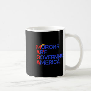 Morons regeren Amerika Grappig Trump 2024 Koffiemok