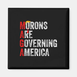 Morons regeren Amerika Grappig Trump 2024 Magneet