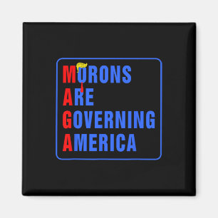 Morons regeren Amerika Grappig Trump 2024 Magneet