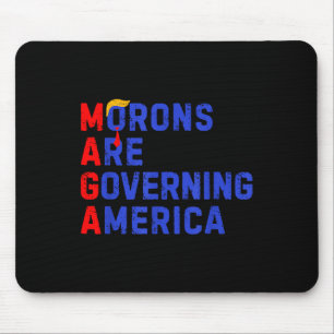 Morons regeren Amerika Grappig Trump 2024 Muismat