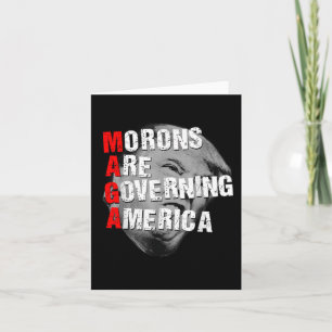 Morons regeren Amerika Grappig Trump 2025 Kaart