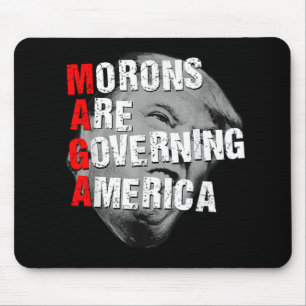 Morons regeren Amerika Grappig Trump 2025 Muismat