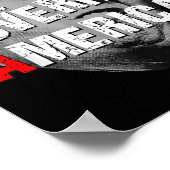 Morons regeren Amerika Grappig Trump 2025 Poster (Hoek)