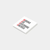 Morons regeren Amerika op 4 juli Post-it® Notes (Schuin)
