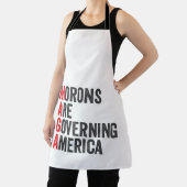 Morons regeren Amerika op 4 juli Schort (Insitu)