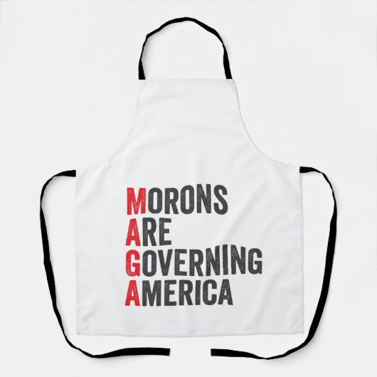 Morons regeren Amerika op 4 juli Schort (Voorkant)