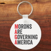 Morons regeren Amerika op 4 juli Sleutelhanger (Voorkant)