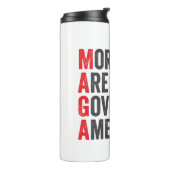 Morons regeren Amerika op 4 juli Thermosbeker (Gedraaid links)
