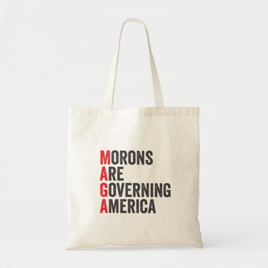 Morons regeren Amerika op 4 juli Tote Bag (Voorkant)