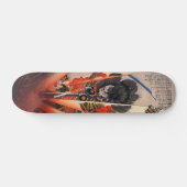 Morozumi Bungo-no-kami Masakiyo Kuniyoshi samurai Persoonlijk Skateboard (Horizontaal)