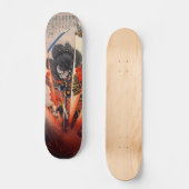 Morozumi Bungo-no-kami Masakiyo Kuniyoshi samurai Persoonlijk Skateboard (Voorkant)